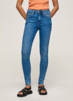 žene traper regent skinny fit traperice visokog struka Pepe Jeans JZ8H58 - Slika 2