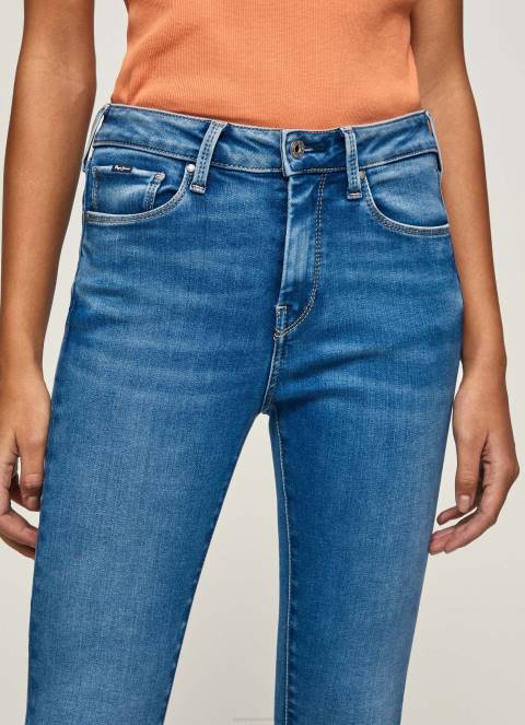žene traper regent skinny fit traperice visokog struka Pepe Jeans JZ8H58 - Slika 3