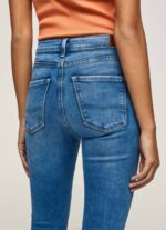 žene traper regent skinny fit traperice visokog struka Pepe Jeans JZ8H58 - Slika 5