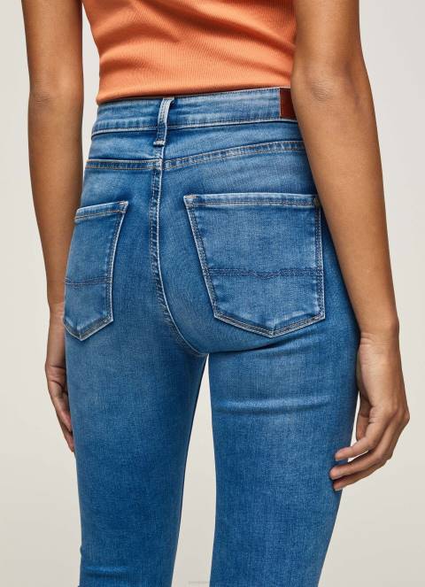 žene traper regent skinny fit traperice visokog struka Pepe Jeans JZ8H58 - Slika 5