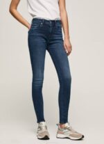 žene traper regent uske traperice visokog struka Pepe Jeans JZ8H45 - Slika 2