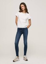 žene traper regent uske traperice visokog struka Pepe Jeans JZ8H45