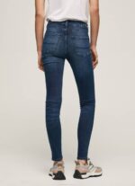 žene traper regent uske traperice visokog struka Pepe Jeans JZ8H45 - Slika 4