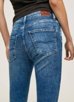 žene traper regent uske traperice visokog struka Pepe Jeans JZ8H46 - Slika 2