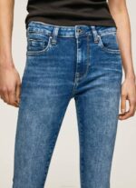 žene traper regent uske traperice visokog struka Pepe Jeans JZ8H46 - Slika 4