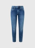 žene traper regent uske traperice visokog struka Pepe Jeans JZ8H46 - Slika 5