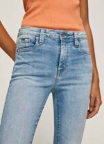 žene traper regent uske traperice visokog struka Pepe Jeans JZ8H52 - Slika 3