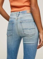 žene traper regent uske traperice visokog struka Pepe Jeans JZ8H52 - Slika 4