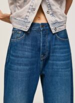 žene traper robyn regular fit traperice visokog struka Pepe Jeans JZ8H1 - Slika 5