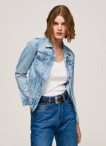 žene traper slim fit traper jakna Pepe Jeans JZ8H102 - Slika 2
