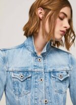 žene traper slim fit traper jakna Pepe Jeans JZ8H102 - Slika 3