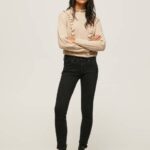 žene traper soho slim fit traperice srednjeg struka Pepe Jeans JZ8H56