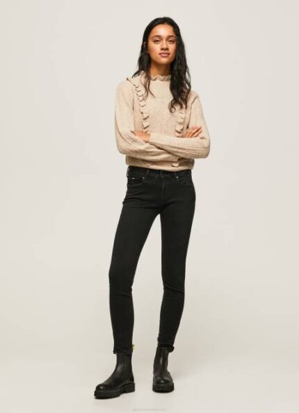 žene traper soho slim fit traperice srednjeg struka Pepe Jeans JZ8H56