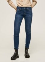 žene traper soho slim fit traperice srednjeg struka Pepe Jeans JZ8H57 - Slika 2