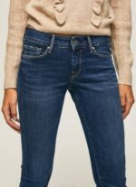 žene traper soho slim fit traperice srednjeg struka Pepe Jeans JZ8H57 - Slika 3