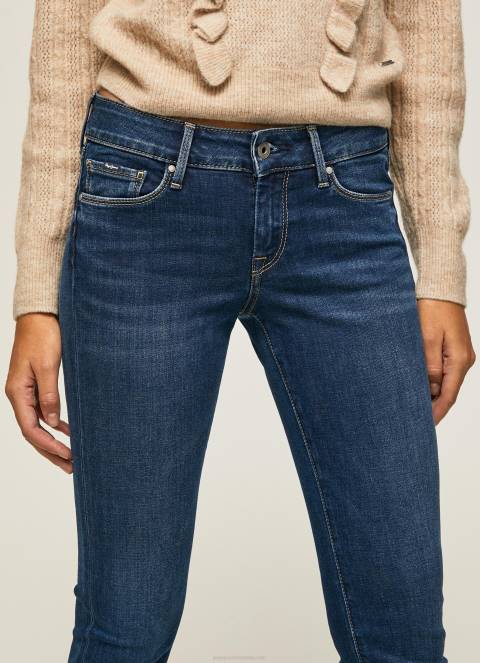 žene traper soho slim fit traperice srednjeg struka Pepe Jeans JZ8H57 - Slika 3