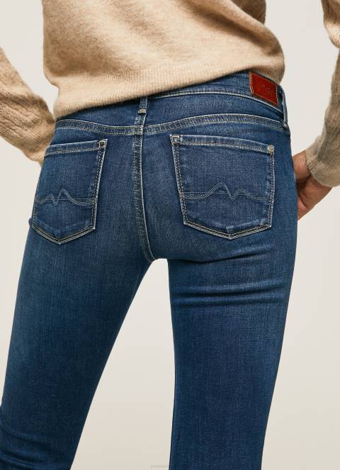 žene traper soho slim fit traperice srednjeg struka Pepe Jeans JZ8H57 - Slika 5