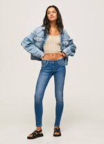 žene traper soho uske traperice srednje visine Pepe Jeans JZ8H48