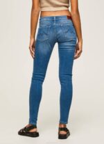 žene traper soho uske traperice srednje visine Pepe Jeans JZ8H48 - Slika 4