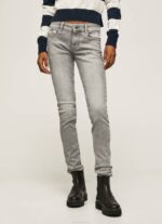 žene traper soho uske traperice srednje visine Pepe Jeans JZ8H49 - Slika 2