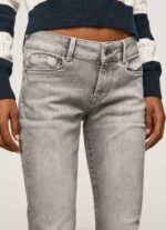 žene traper soho uske traperice srednje visine Pepe Jeans JZ8H49 - Slika 3