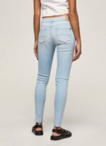 žene traper soho uske traperice srednje visine Pepe Jeans JZ8H53 - Slika 4