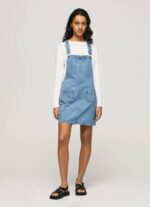 žene traper traper dungaree haljina Pepe Jeans JZ8H162 - Slika 2