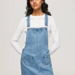 žene traper traper dungaree haljina Pepe Jeans JZ8H162