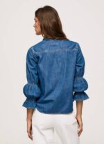 žene traper traper košulja regularnog kroja Pepe Jeans JZ8H96 - Slika 4