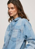 žene traper traper majica regularnog kroja Pepe Jeans JZ8H352 - Slika 2