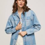 žene traper traper majica regularnog kroja Pepe Jeans JZ8H352