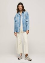 žene traper traper majica regularnog kroja Pepe Jeans JZ8H352 - Slika 4