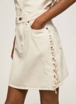 žene traper traper suknja regularnog kroja Pepe Jeans JZ8H474 - Slika 3