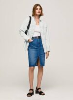žene traper traper suknja regularnog kroja Pepe Jeans JZ8H485