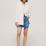 žene traper traper suknja regularnog kroja Pepe Jeans JZ8H495