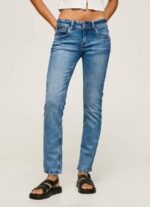 žene traper traperice saturn srednjeg kroja Pepe Jeans JZ8H22 - Slika 2