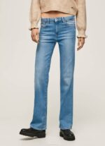 žene traper traperice srednjeg kroja aubrey Pepe Jeans JZ8H69 - Slika 2