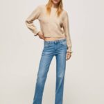 žene traper traperice srednjeg kroja aubrey Pepe Jeans JZ8H69