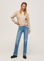 žene traper traperice srednjeg kroja aubrey Pepe Jeans JZ8H69