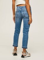žene traper traperice srednjeg kroja Jolie Pepe Jeans JZ8H20 - Slika 4