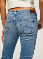 žene traper traperice srednjeg kroja Jolie Pepe Jeans JZ8H20 - Slika 5