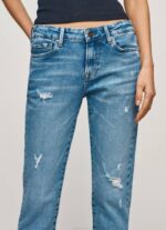 žene traper traperice srednjeg kroja Jolie Pepe Jeans JZ8H29 - Slika 3