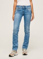 žene traper traperice srednjeg kroja nove generacije Pepe Jeans JZ8H13 - Slika 2
