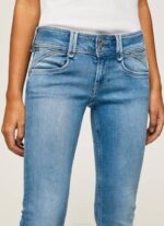 žene traper traperice srednjeg kroja nove generacije Pepe Jeans JZ8H13 - Slika 3