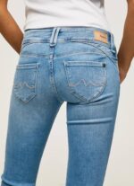 žene traper traperice srednjeg kroja nove generacije Pepe Jeans JZ8H13 - Slika 5