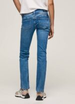 žene traper traperice srednjeg kroja nove generacije Pepe Jeans JZ8H14 - Slika 4