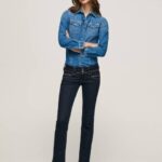 žene traper venus traperice ravnog kroja niskog struka Pepe Jeans JZ8H37