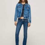 žene traper venus traperice ravnog kroja niskog struka Pepe Jeans JZ8H5