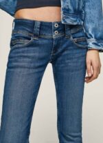 žene traper venus traperice ravnog kroja niskog struka Pepe Jeans JZ8H5 - Slika 3
