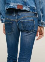 žene traper venus traperice ravnog kroja niskog struka Pepe Jeans JZ8H5 - Slika 5